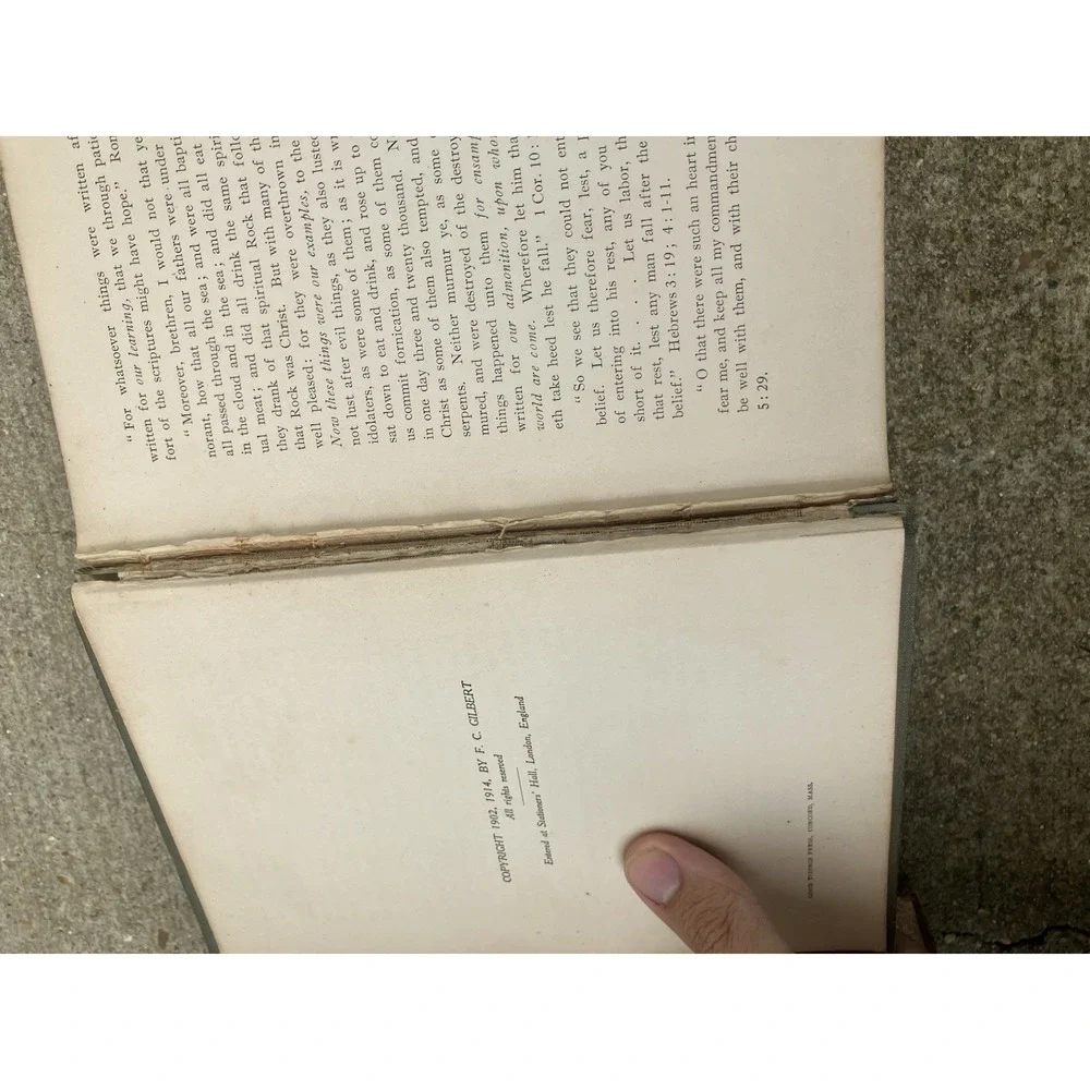 RARE F. C. GILBERT Practical Lessons for the Church of Today &Testimonies Church